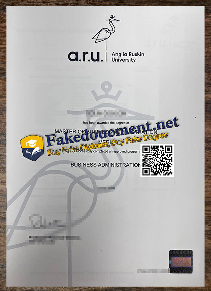 purchase realsitic Anglia Ruskin University diploma