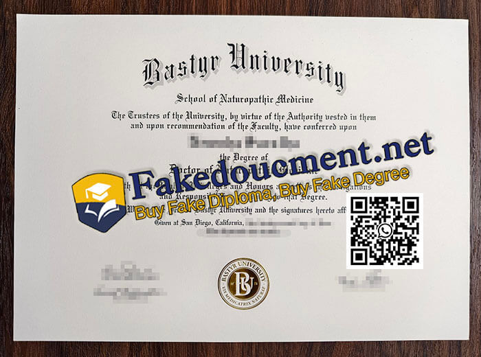 purchase realistic Bastyr University diploma