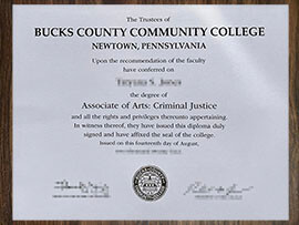 purchase realsitic Bucks County Community College degree
