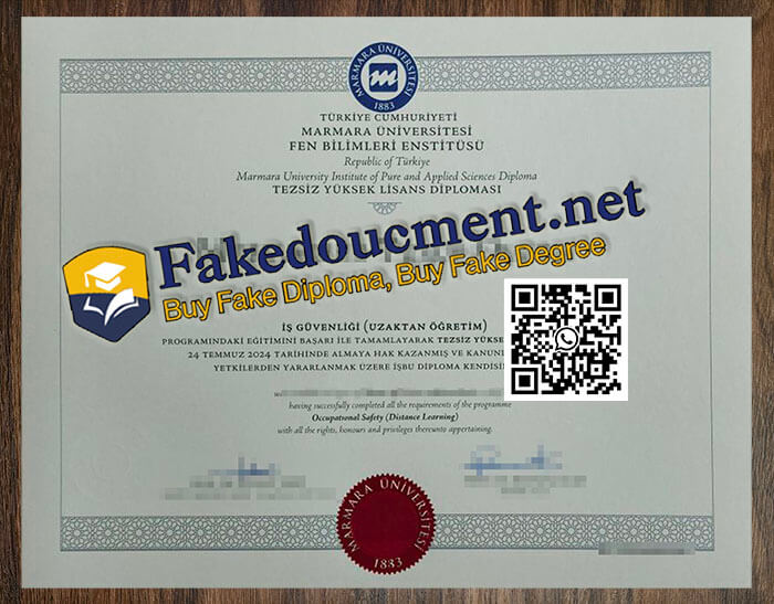 purchase realistic Marmara Universitesi degree