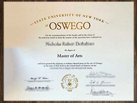 purchase realsitic SUNY at Oswego degree