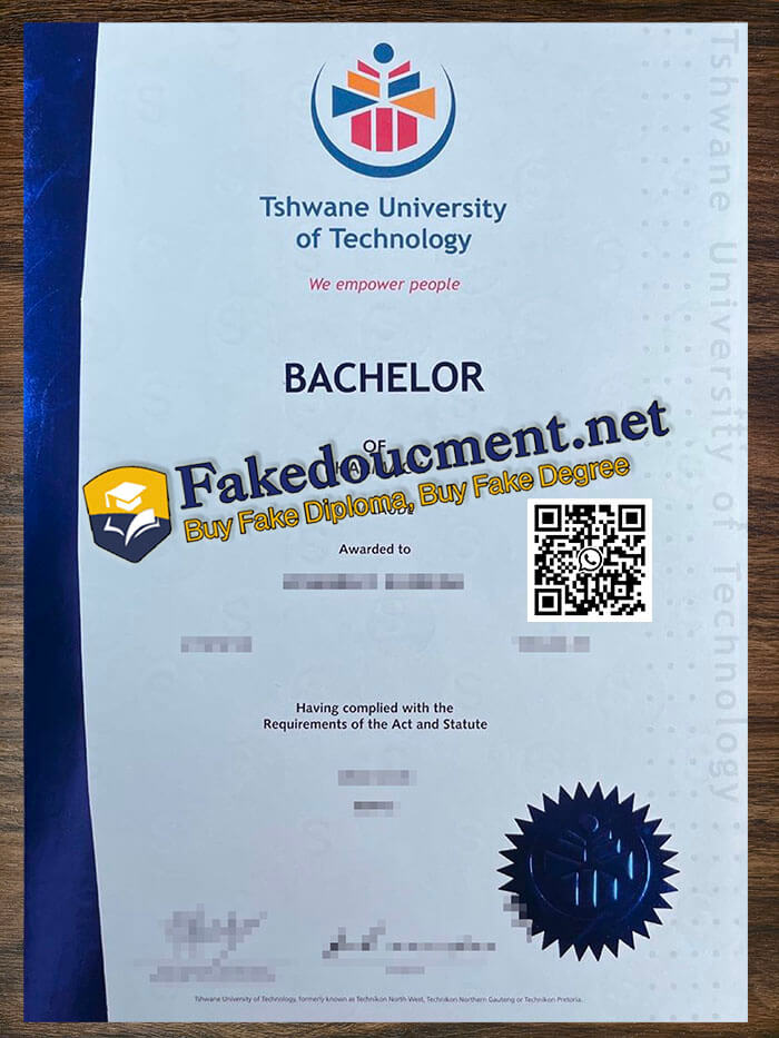 purchase realistic Tshwane University of Technology diploma