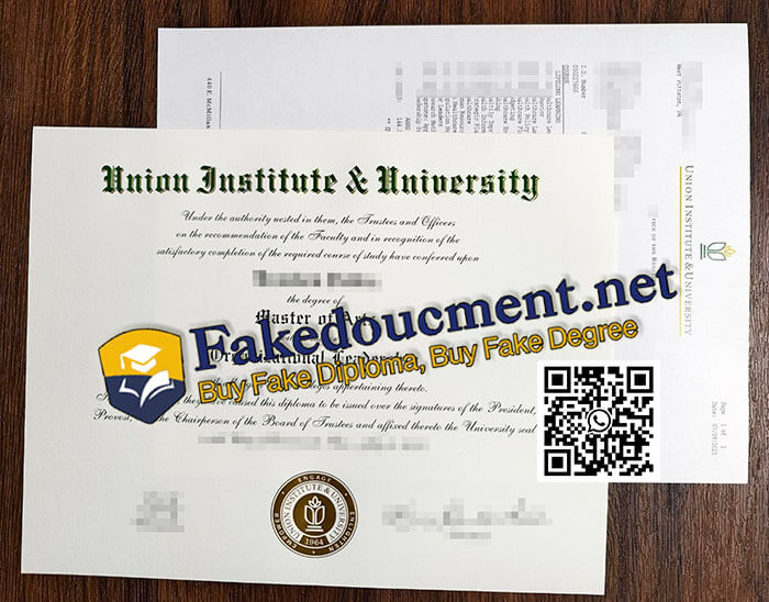 purchase realistic Union Institute & University diploma