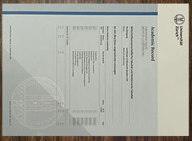 purchase realistic Universität Zürich Transcript
