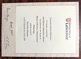 purchase realistic University Leicester School of Business degree