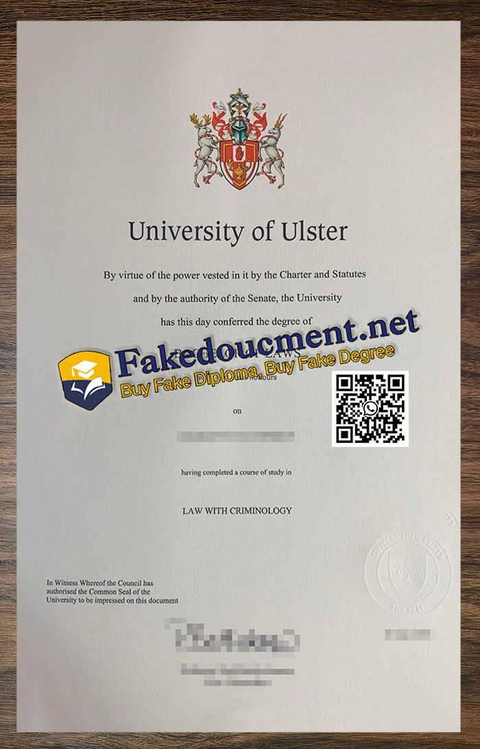 purchase realistic University of Ulster diploma