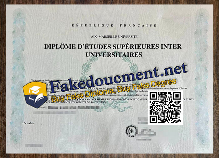 purchase realistic Aix-Marseille Universite diploma
