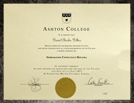 purchase realistic Ashton College degree