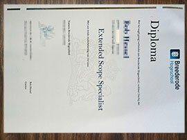 purchase realistic Breederode Hogeschool diploma