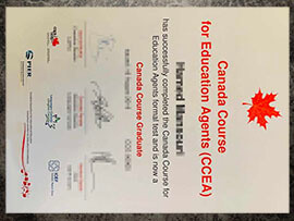 purchase realsitic Canada Course for Education Agents certificate