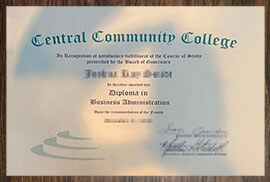 purchase realistic Central Community College degree