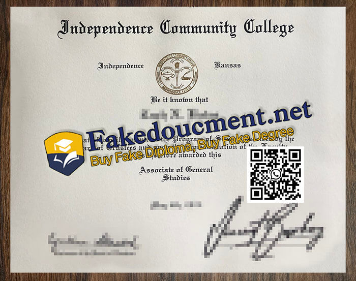 purchase realistic Independence Community College diploma