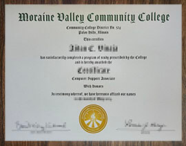 purchase realistic Moraine Valley Community College degree