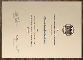 purchase realistic Österreichische Akademie der Wissenschaften degree