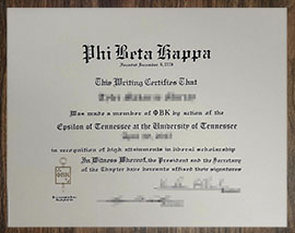 purchase realistic Phi Beta Kappa certificate