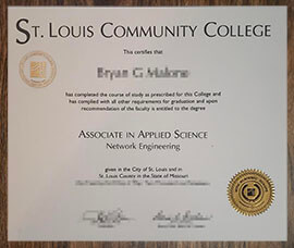 purchase realistic St Louis Community College degree