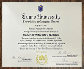purchase realistic Touro College of Osteopathic Medicine degree