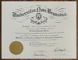 purchase realistic Universitas Novi Brunswick degree