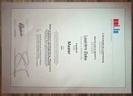 purchase realistic University du Luxembourg degree
