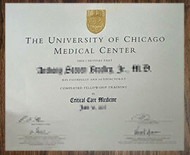 purchase realistic University of Chicago Medical Center certificate