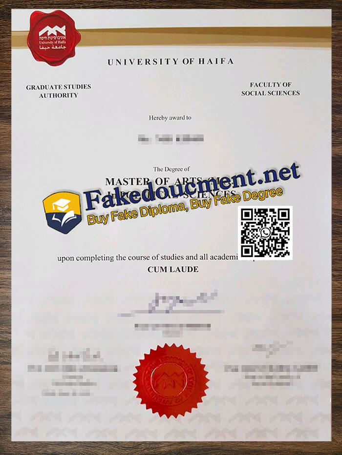 purchase realistic University of Haifa diploma