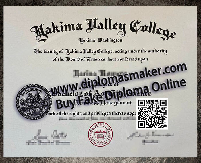purchase realistic Yakima Valley College diploma