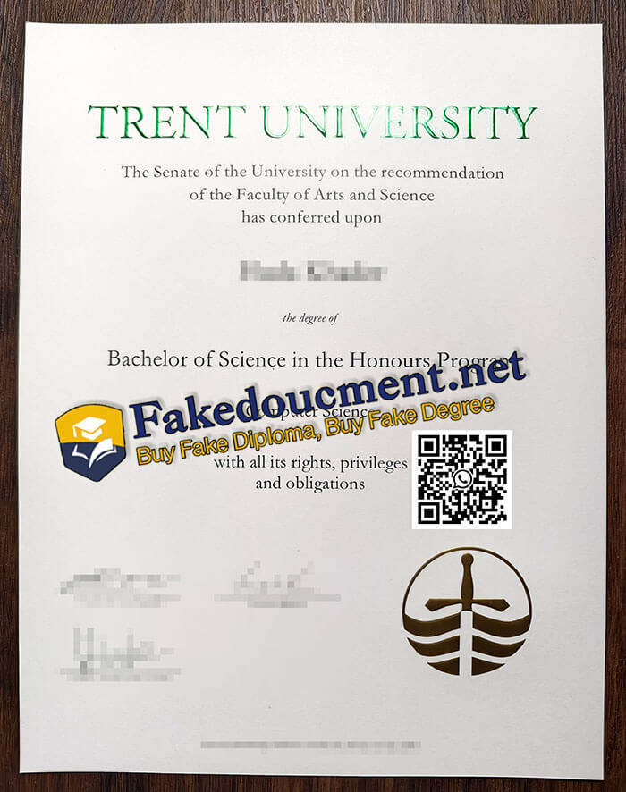 purchase realistic Trent University diploma
