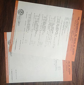 purchase realistic University of Texas at Austin Transcript